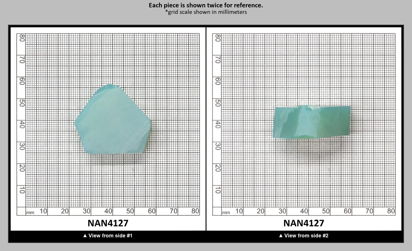Nanosital Simulated Green Apple Opal Lab Created Faceting Rough for Gem Cutting - #A-9825 - Various Sizes : NAN4127