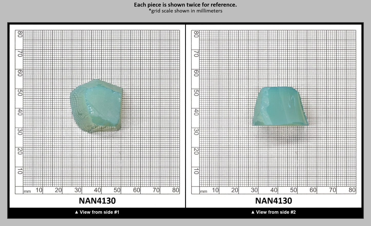 Nanosital Simulated Green Apple Opal Lab Created Faceting Rough for Gem Cutting - #A-9825 - Various Sizes : NAN4130