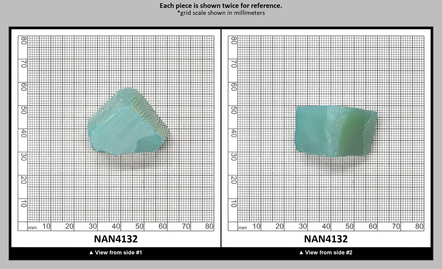 Nanosital Simulated Green Apple Opal Lab Created Faceting Rough for Gem Cutting - #A-9825 - Various Sizes : NAN4132