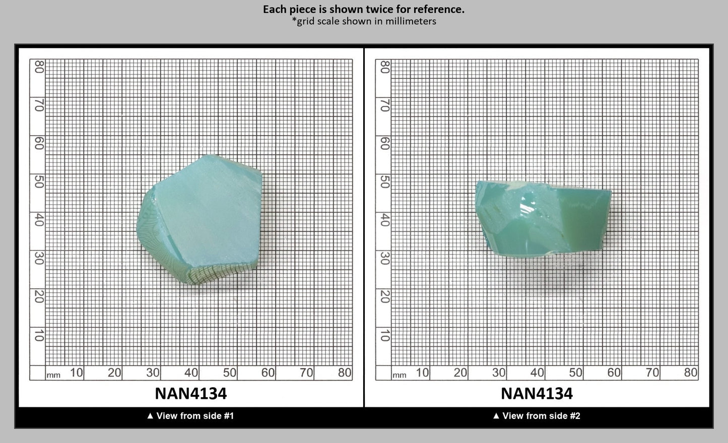 Nanosital Simulated Green Apple Opal Lab Created Faceting Rough for Gem Cutting - #A-9825 - Various Sizes : NAN4134