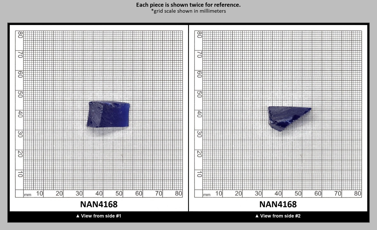 UV Reactive Nanosital #E-459 Lab Created Faceting Rough for Gem Cutting - Various Sizes : NAN4168