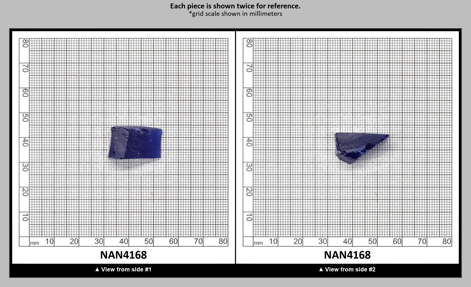 UV Reactive Nanosital #E-459 Lab Created Faceting Rough for Gem Cutting - Various Sizes : NAN4168