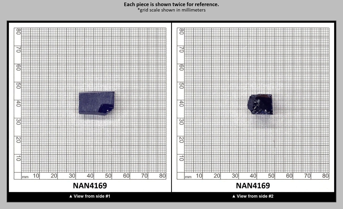 UV Reactive Nanosital #E-459 Lab Created Faceting Rough for Gem Cutting - Various Sizes : NAN4169