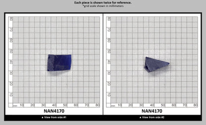 UV Reactive Nanosital #E-459 Lab Created Faceting Rough for Gem Cutting - Various Sizes : NAN4170