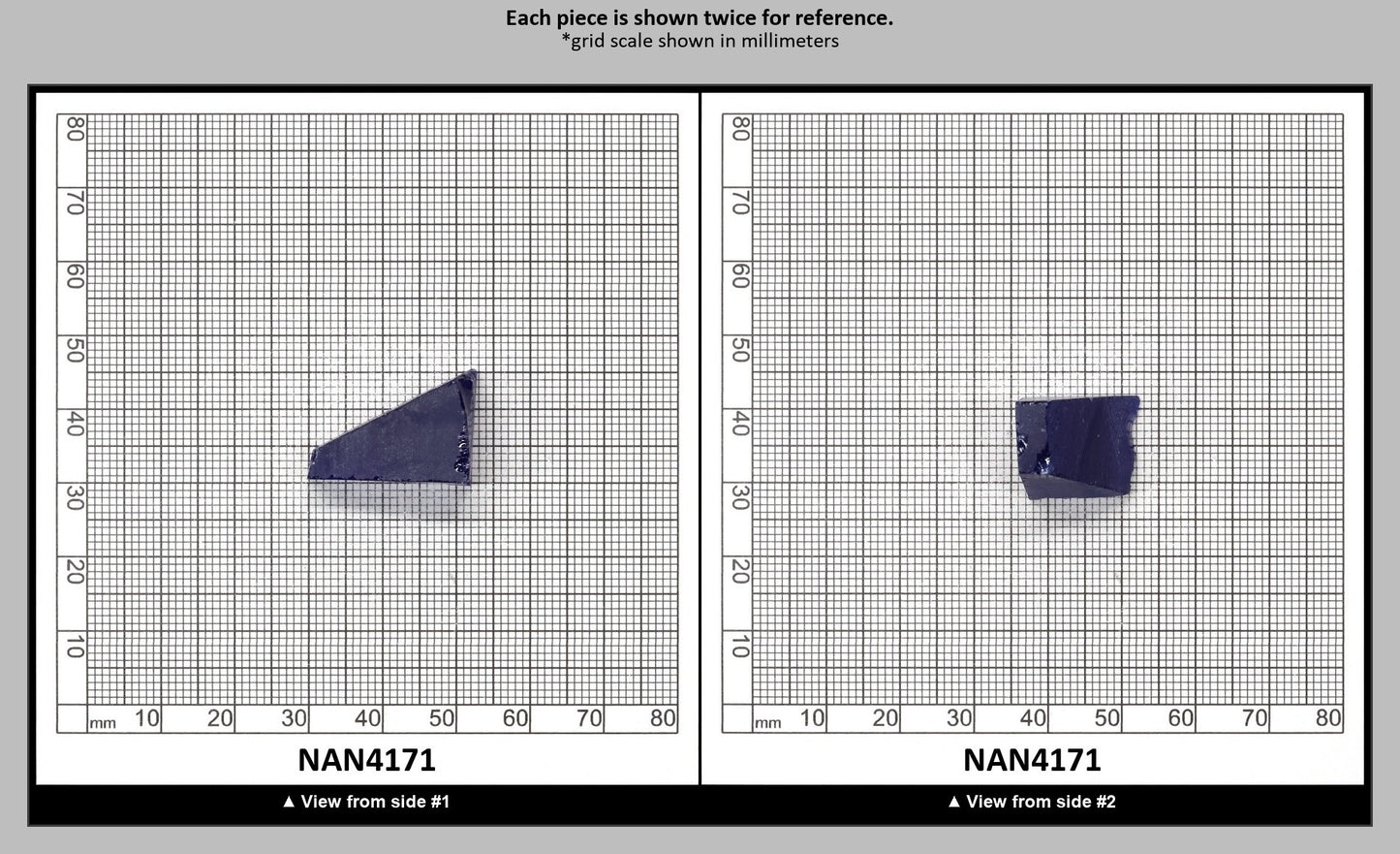 UV Reactive Nanosital #E-459 Lab Created Faceting Rough for Gem Cutting - Various Sizes : NAN4171