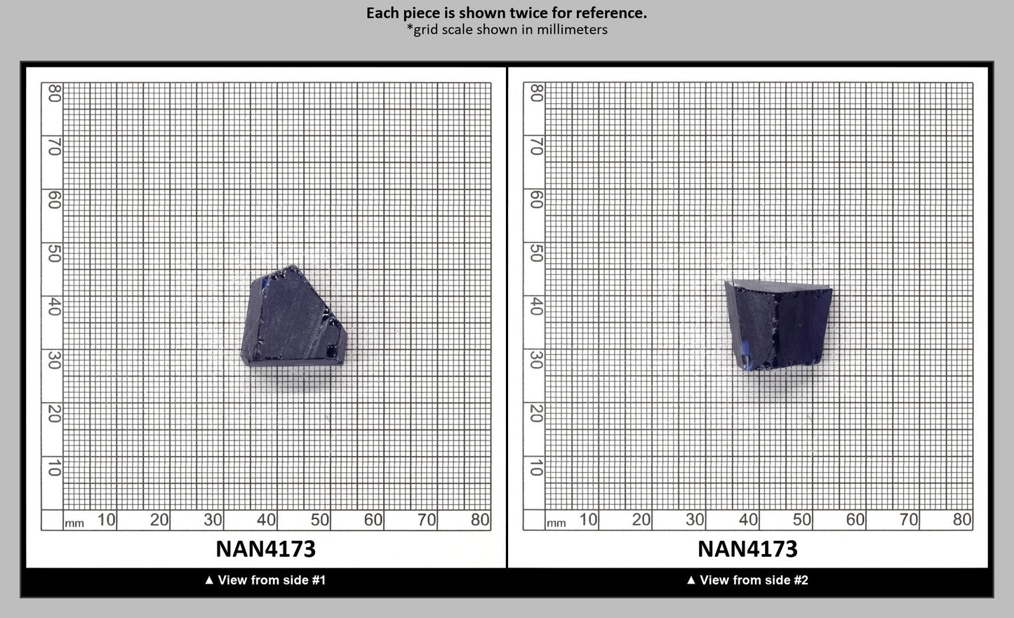 UV Reactive Nanosital #E-459 Lab Created Faceting Rough for Gem Cutting - Various Sizes : NAN4173