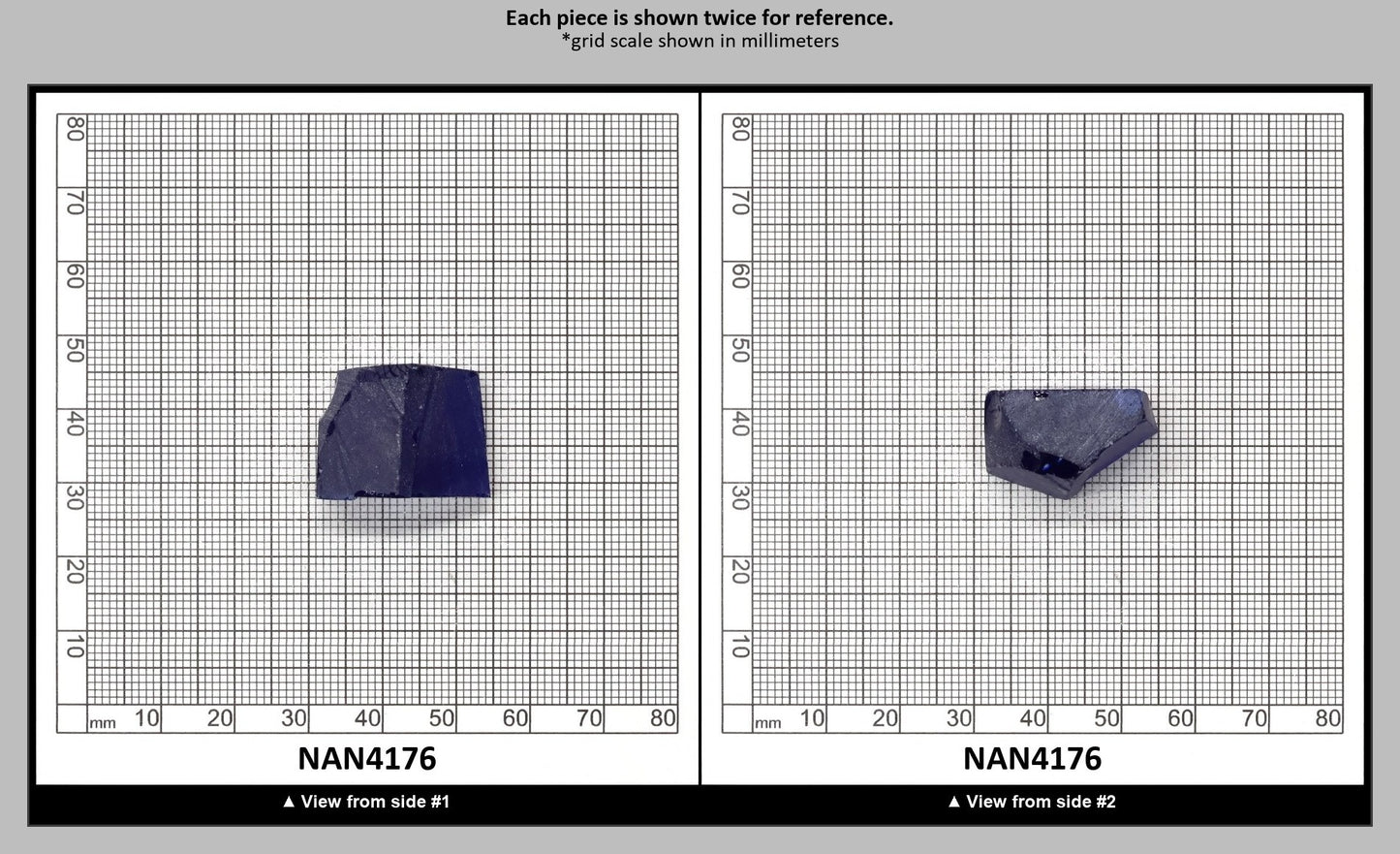 UV Reactive Nanosital #E-459 Lab Created Faceting Rough for Gem Cutting - Various Sizes : NAN4176