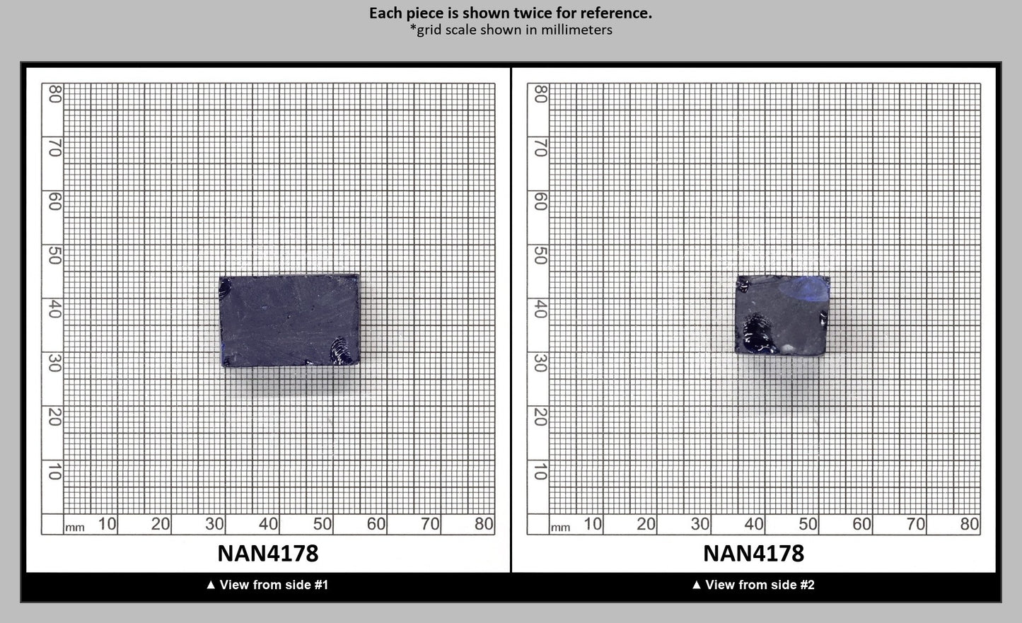 UV Reactive Nanosital #E-459 Lab Created Faceting Rough for Gem Cutting - Various Sizes : NAN4178