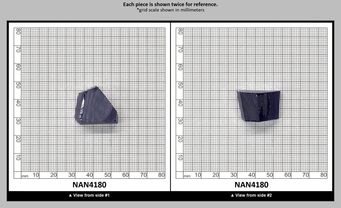 UV Reactive Nanosital #E-459 Lab Created Faceting Rough for Gem Cutting - Various Sizes : NAN4180