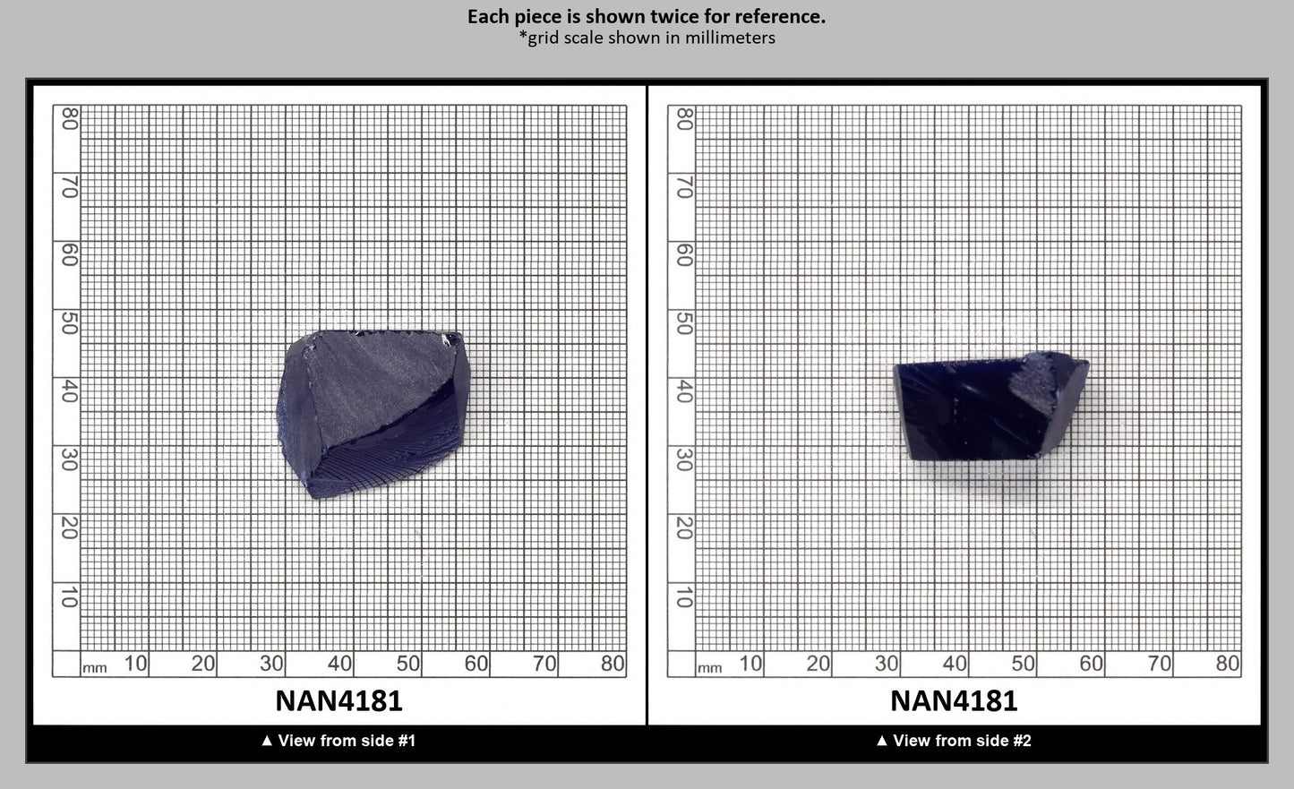 UV Reactive Nanosital #E-459 Lab Created Faceting Rough for Gem Cutting - Various Sizes : NAN4181