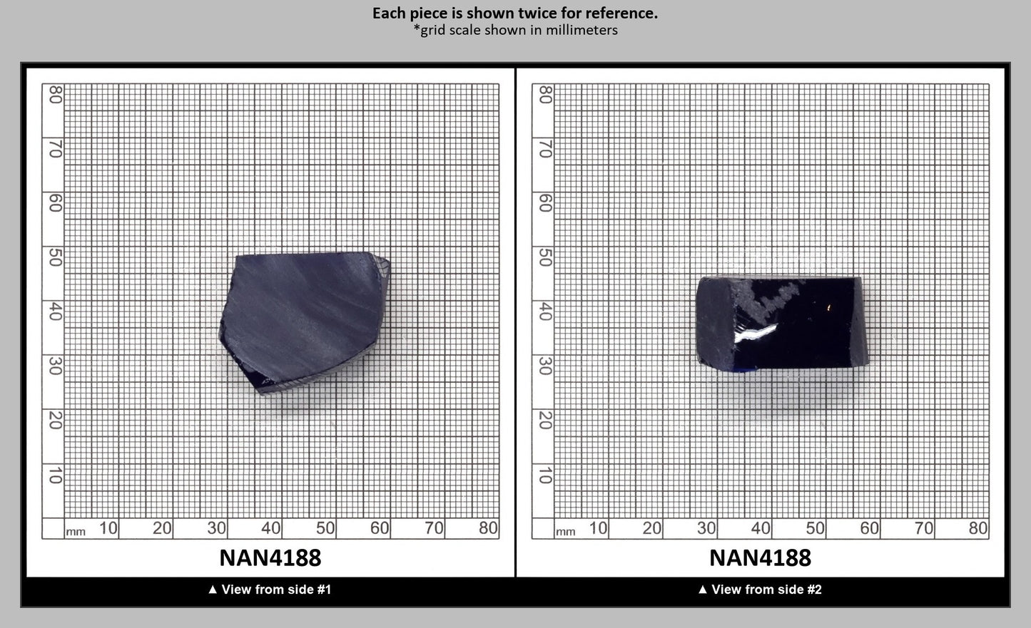 UV Reactive Nanosital #E-459 Lab Created Faceting Rough for Gem Cutting - Various Sizes : NAN4188