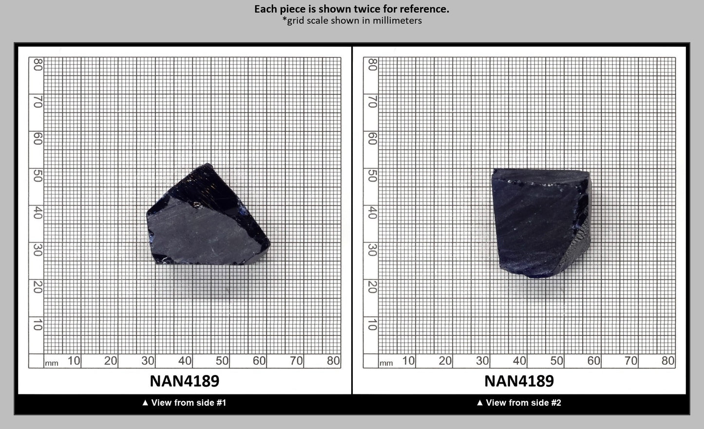 UV Reactive Nanosital #E-459 Lab Created Faceting Rough for Gem Cutting - Various Sizes : NAN4189
