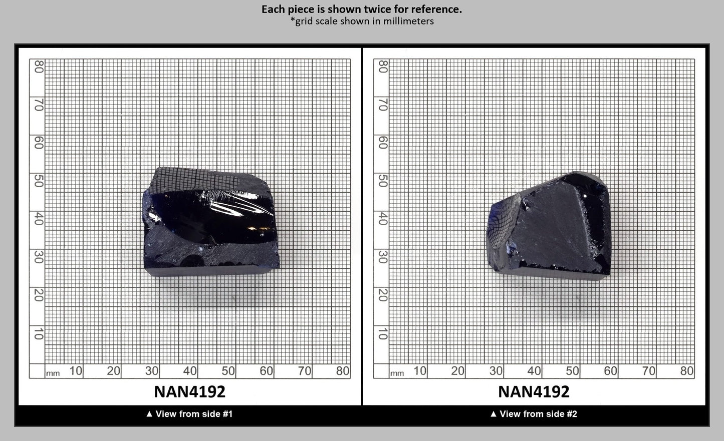UV Reactive Nanosital #E-459 Lab Created Faceting Rough for Gem Cutting - Various Sizes : NAN4192