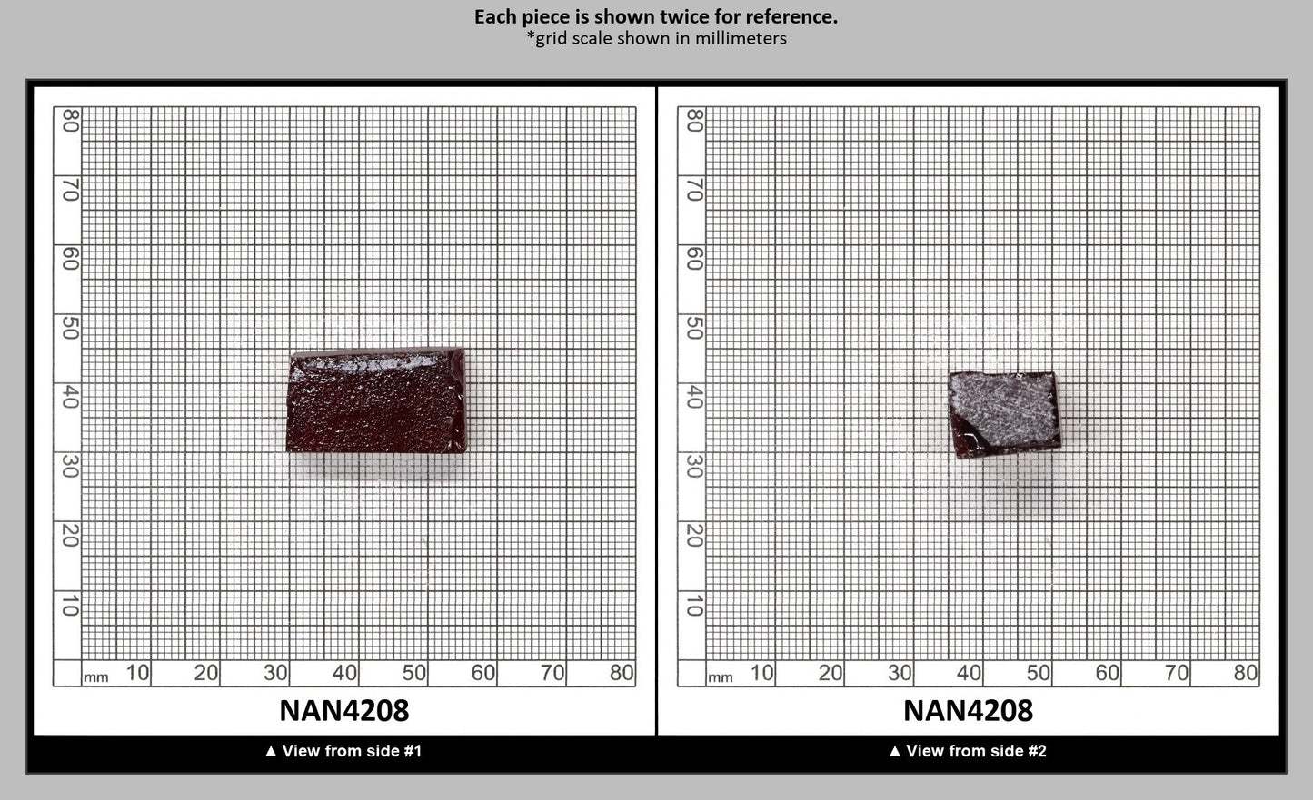 Nanosital Simulated Medium Ruby Lab Created Faceting Rough for Gem Cutting - #TB-20 - Various Sizes : NAN4208