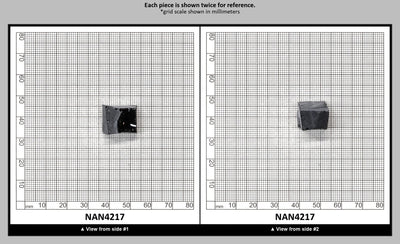 Nanosital Simulated Dark Ocean Grey Lab Created Faceting Rough for Gem Cutting - #A-756 - Various Sizes : NAN4217