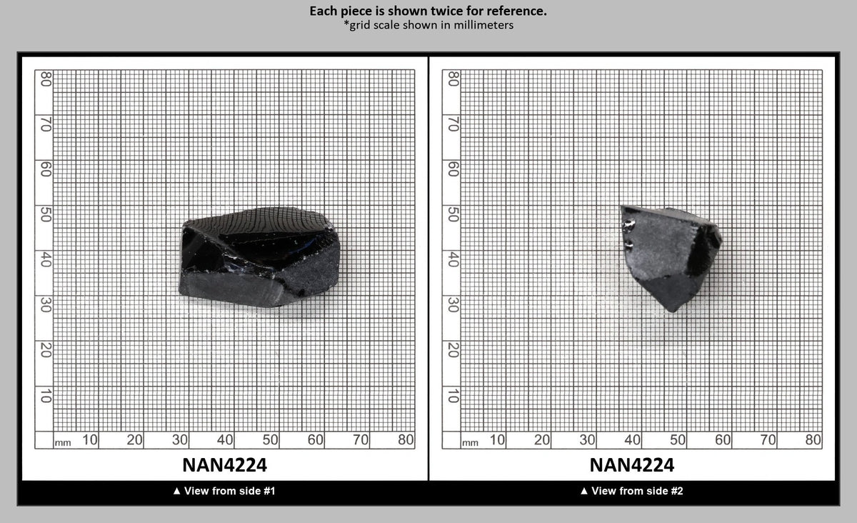 Nanosital Simulated Dark Ocean Grey Lab Created Faceting Rough for Gem Cutting - #A-756 - Various Sizes : NAN4224