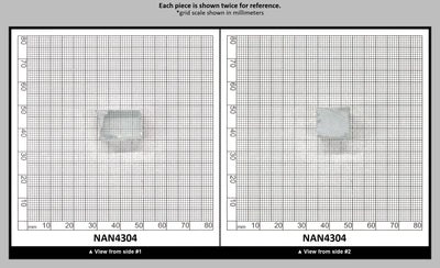 Nanosital Simulated White Topaz Lab Created Faceting Rough for Gem Cutting - #A-1345 - Various Sizes : NAN4304