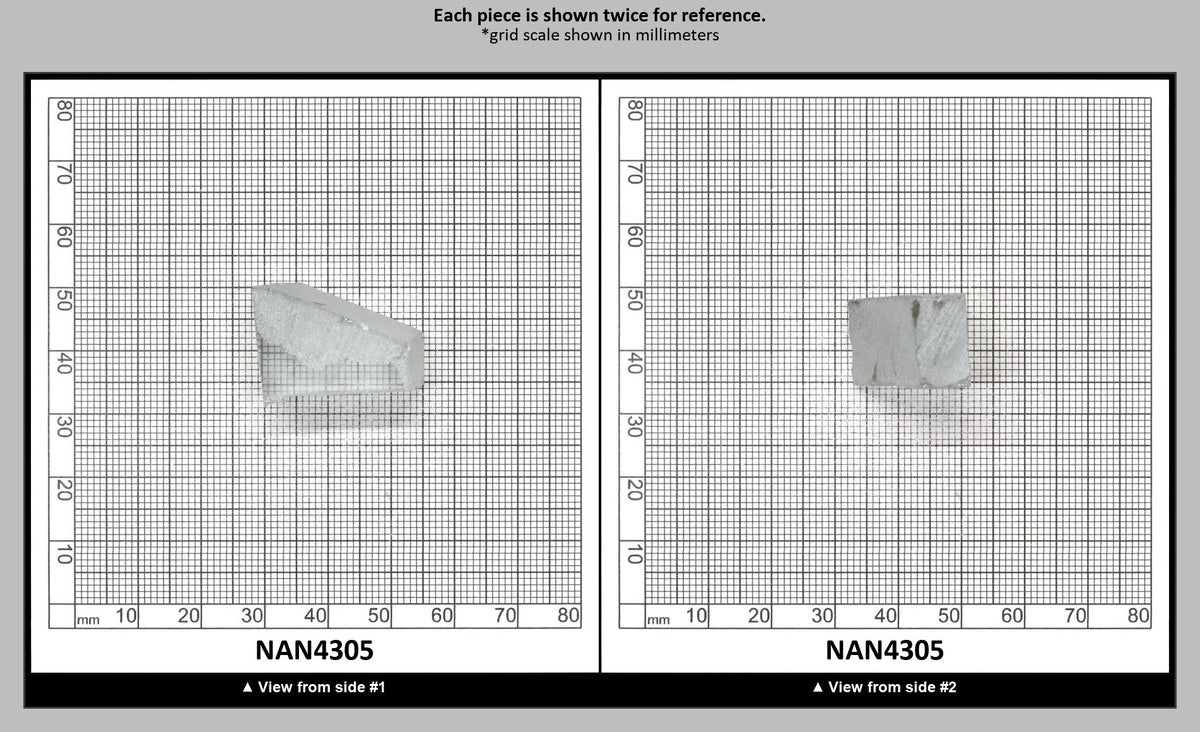 Nanosital Simulated White Topaz Lab Created Faceting Rough for Gem Cutting - #A-1345 - Various Sizes : NAN4305