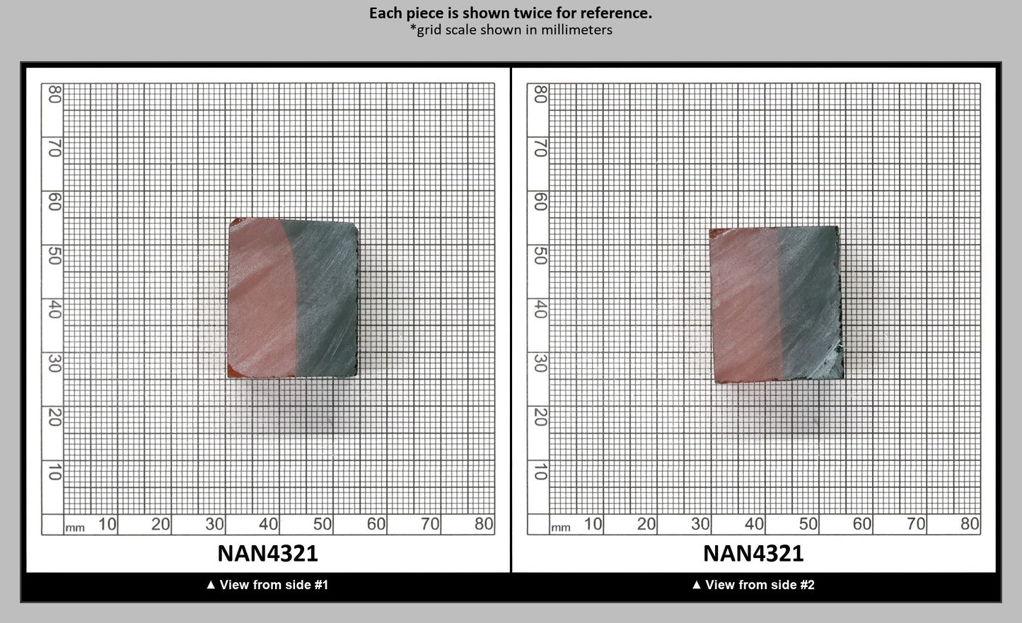 Nanosital Simulated Watermelon Lab Created Faceting Rough for Gem Cutting - Bi-Color Pink-Green - Various Sizes : NAN4321