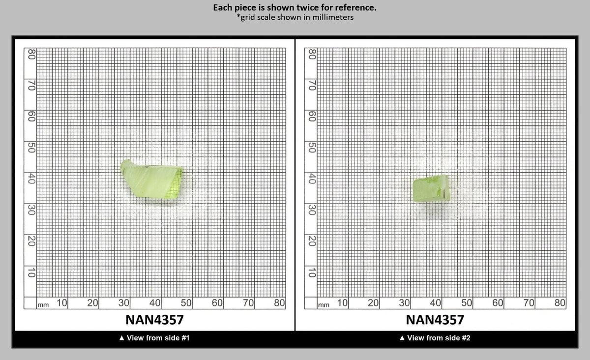 UV Reactive Nanosital #E-274 Lab Created Faceting Rough for Gem Cutting - Various Sizes : NAN4357