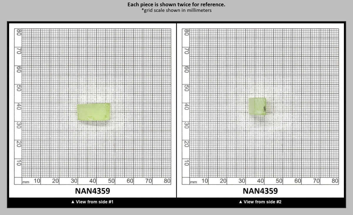 UV Reactive Nanosital #E-274 Lab Created Faceting Rough for Gem Cutting - Various Sizes : NAN4359