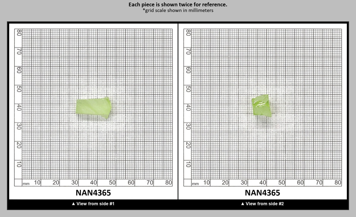 UV Reactive Nanosital #E-274 Lab Created Faceting Rough for Gem Cutting - Various Sizes : NAN4365