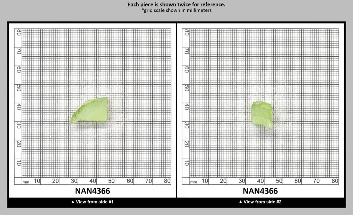 UV Reactive Nanosital #E-274 Lab Created Faceting Rough for Gem Cutting - Various Sizes : NAN4366