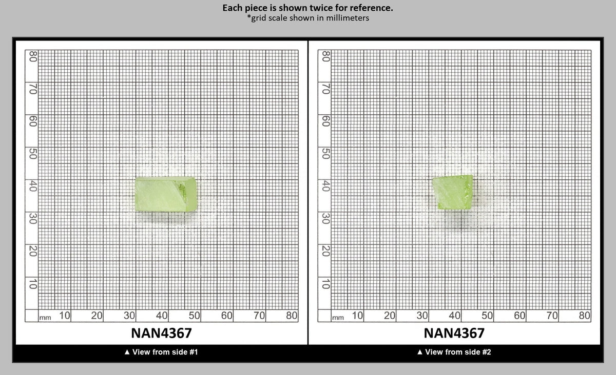UV Reactive Nanosital #E-274 Lab Created Faceting Rough for Gem Cutting - Various Sizes : NAN4367
