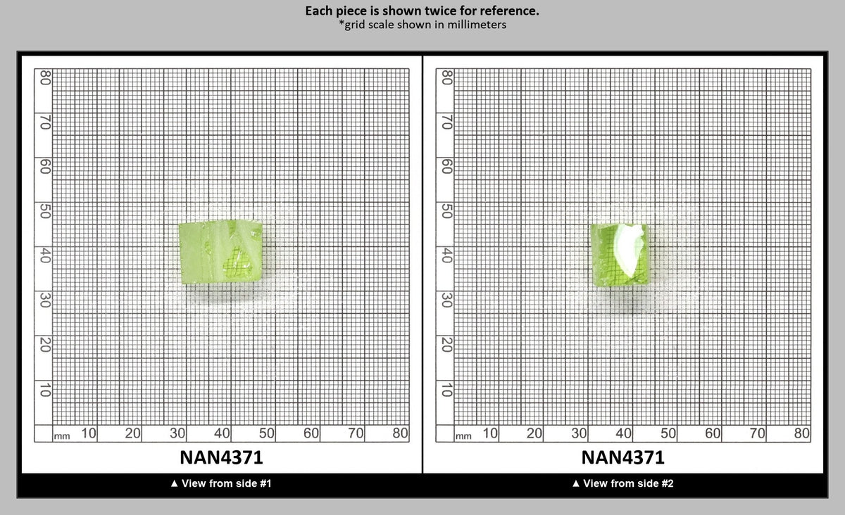 UV Reactive Nanosital #E-274 Lab Created Faceting Rough for Gem Cutting - Various Sizes : NAN4371