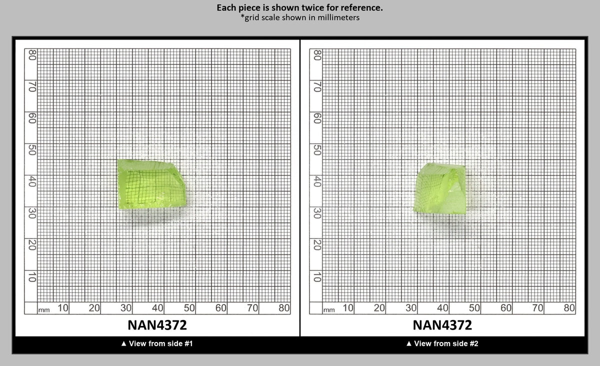 UV Reactive Nanosital #E-274 Lab Created Faceting Rough for Gem Cutting - Various Sizes : NAN4372