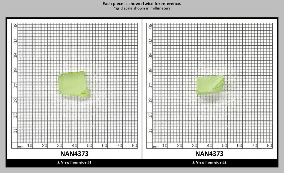 UV Reactive Nanosital #E-274 Lab Created Faceting Rough for Gem Cutting - Various Sizes : NAN4373