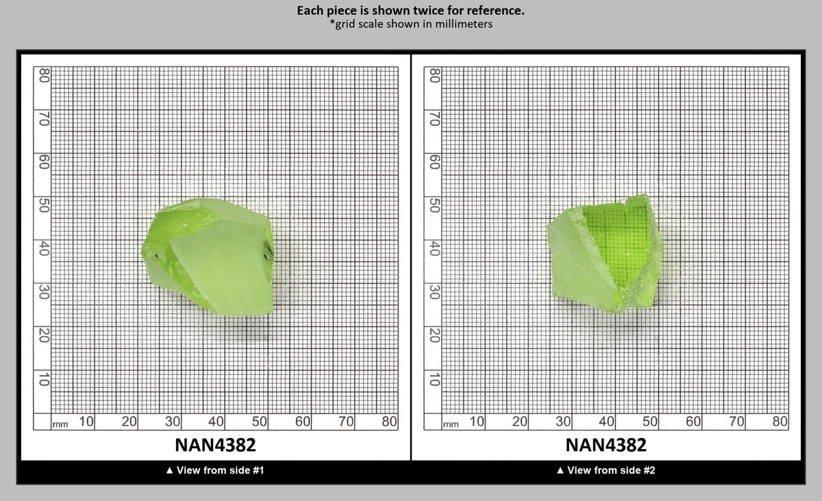 UV Reactive Nanosital #E-274 Lab Created Faceting Rough for Gem Cutting - Various Sizes : NAN4382