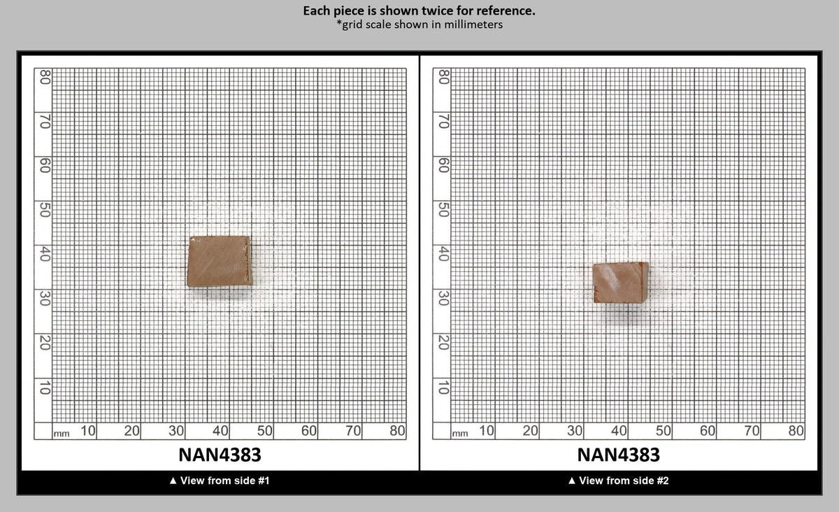 Nanosital Simulated Sweet Dreams Honey Opal Lab Created Faceting Rough for Gem Cutting - #500- Various Sizes : NAN4383