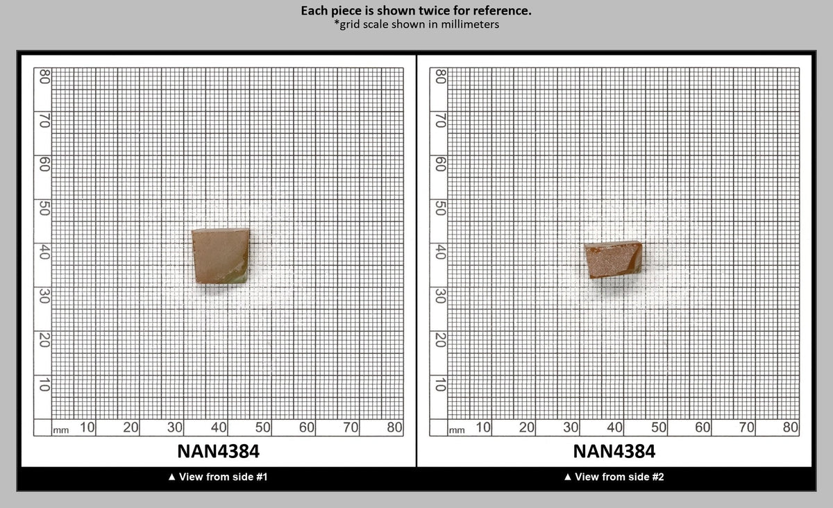 Nanosital Simulated Sweet Dreams Honey Opal Lab Created Faceting Rough for Gem Cutting - #500- Various Sizes : NAN4384