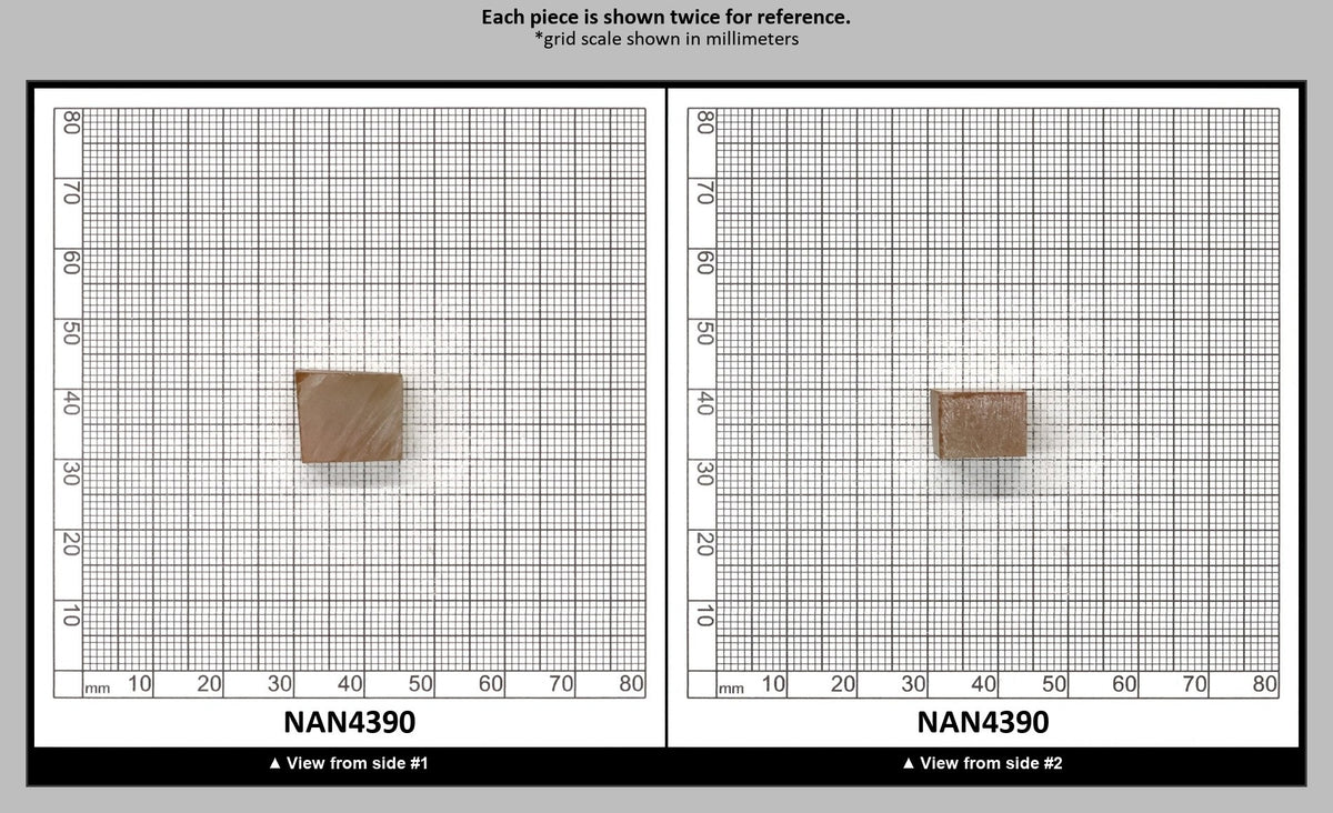 Nanosital Simulated Sweet Dreams Honey Opal Lab Created Faceting Rough for Gem Cutting - #500- Various Sizes : NAN4390