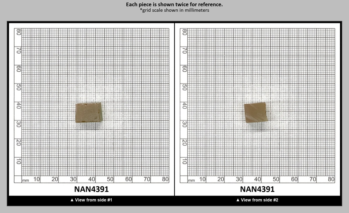Nanosital Simulated Sweet Dreams Honey Opal Lab Created Faceting Rough for Gem Cutting - #500- Various Sizes : NAN4391