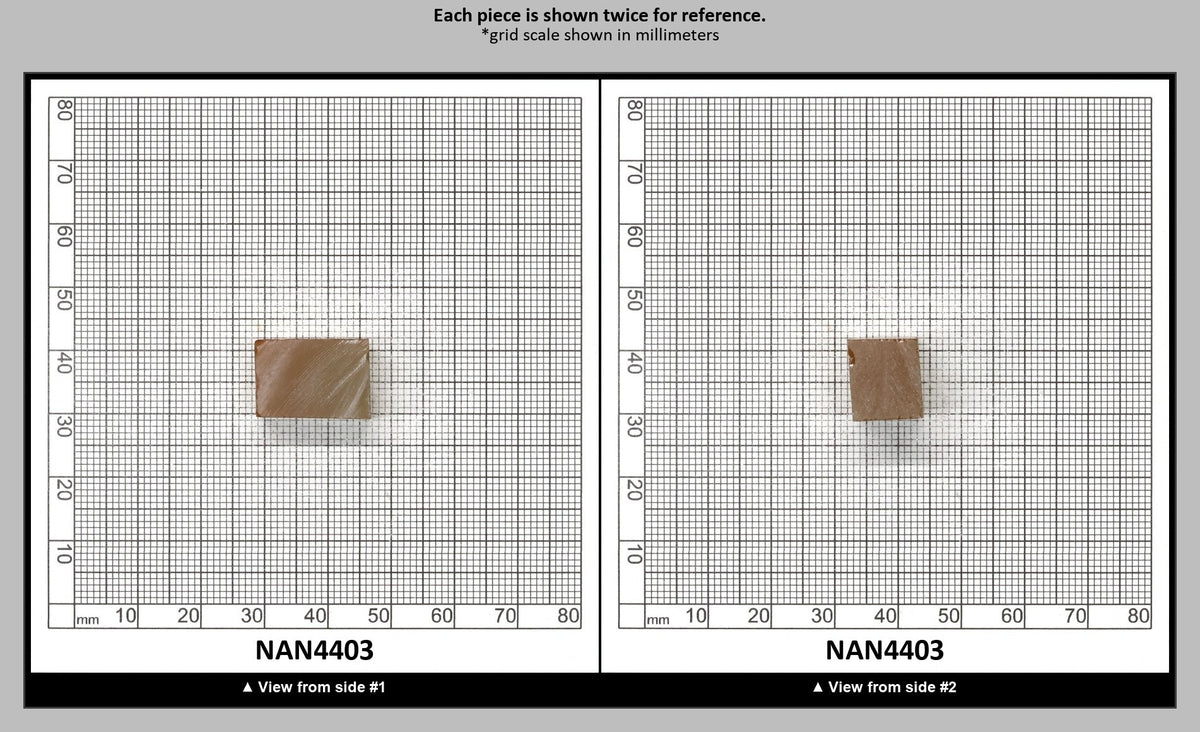 Nanosital Simulated Sweet Dreams Honey Opal Lab Created Faceting Rough for Gem Cutting - #500- Various Sizes : NAN4403