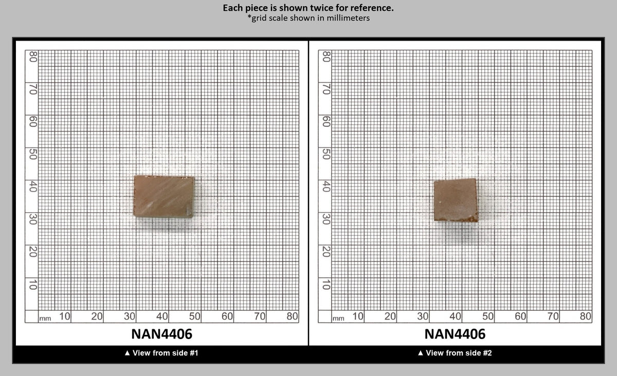 Nanosital Simulated Sweet Dreams Honey Opal Lab Created Faceting Rough for Gem Cutting - #500- Various Sizes : NAN4406
