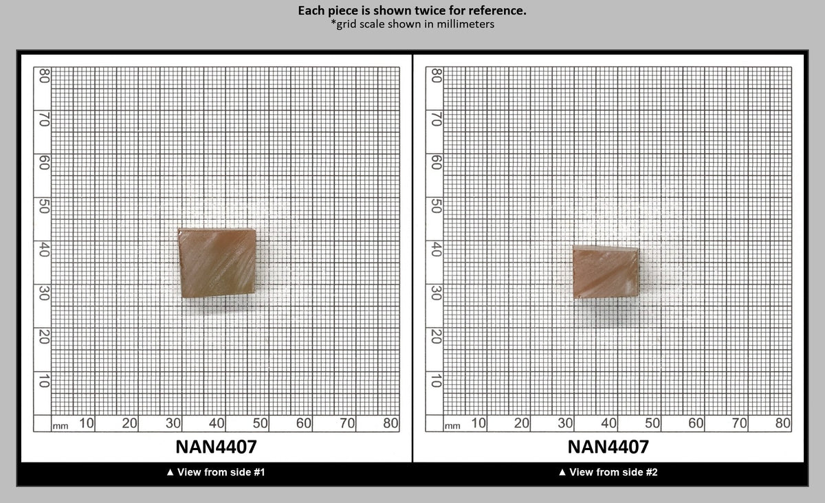 Nanosital Simulated Sweet Dreams Honey Opal Lab Created Faceting Rough for Gem Cutting - #500- Various Sizes : NAN4407