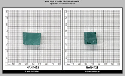 Nanosital Simulated Very Light Emerald Lab Created Faceting Rough for Gem Cutting - #0/4 - Various Sizes : NAN4423
