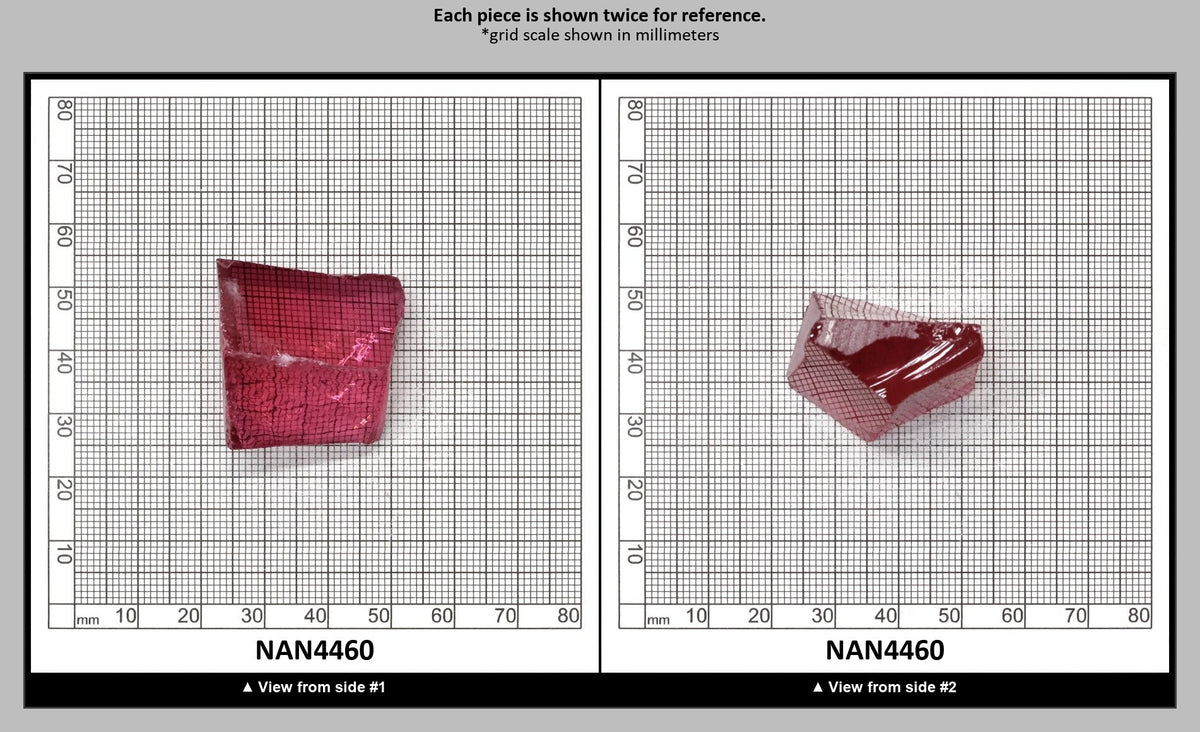 Nanosital Simulated Kunzite Lab Created Faceting Rough for Gem Cutting - #A-8483 - Various Sizes : NAN4460