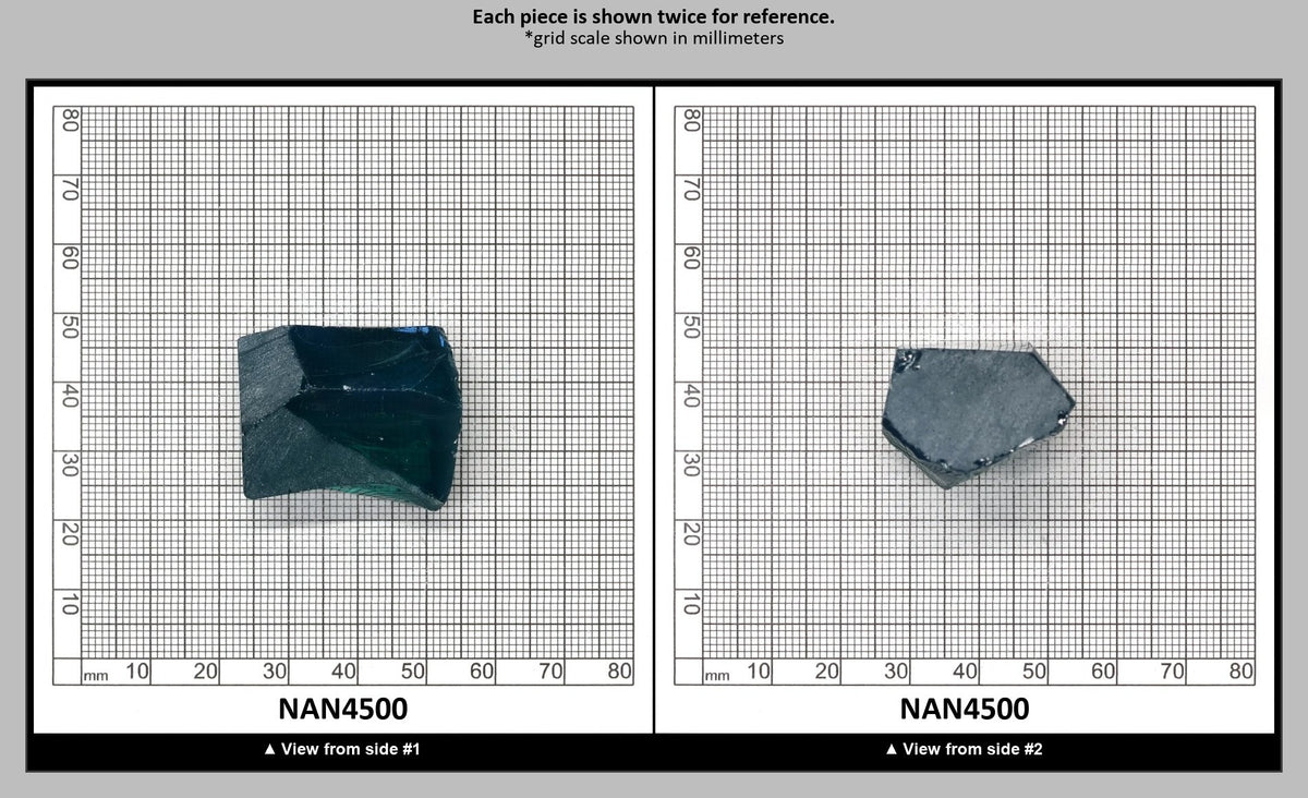Nanosital Simulated Mars Emerald Lab Created Faceting Rough for Gem Cutting - #C-204 - Various Sizes : NAN4500