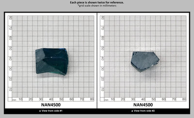 Nanosital Simulated Mars Emerald Lab Created Faceting Rough for Gem Cutting - #C-204 - Various Sizes : NAN4500