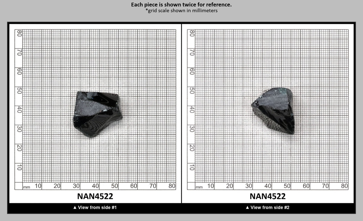 Nanosital Simulated Dark Green Tourmaline Lab Created Faceting Rough for Gem Cutting - #21 - Various Sizes : NAN4522
