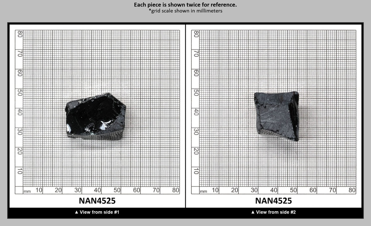 Nanosital Simulated Dark Green Tourmaline Lab Created Faceting Rough for Gem Cutting - #21 - Various Sizes : NAN4525