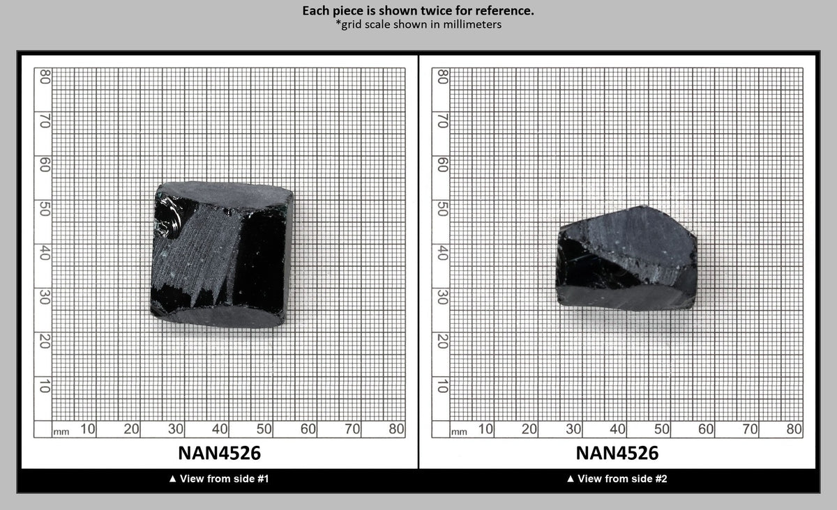 Nanosital Simulated Dark Green Tourmaline Lab Created Faceting Rough for Gem Cutting - #21 - Various Sizes : NAN4526