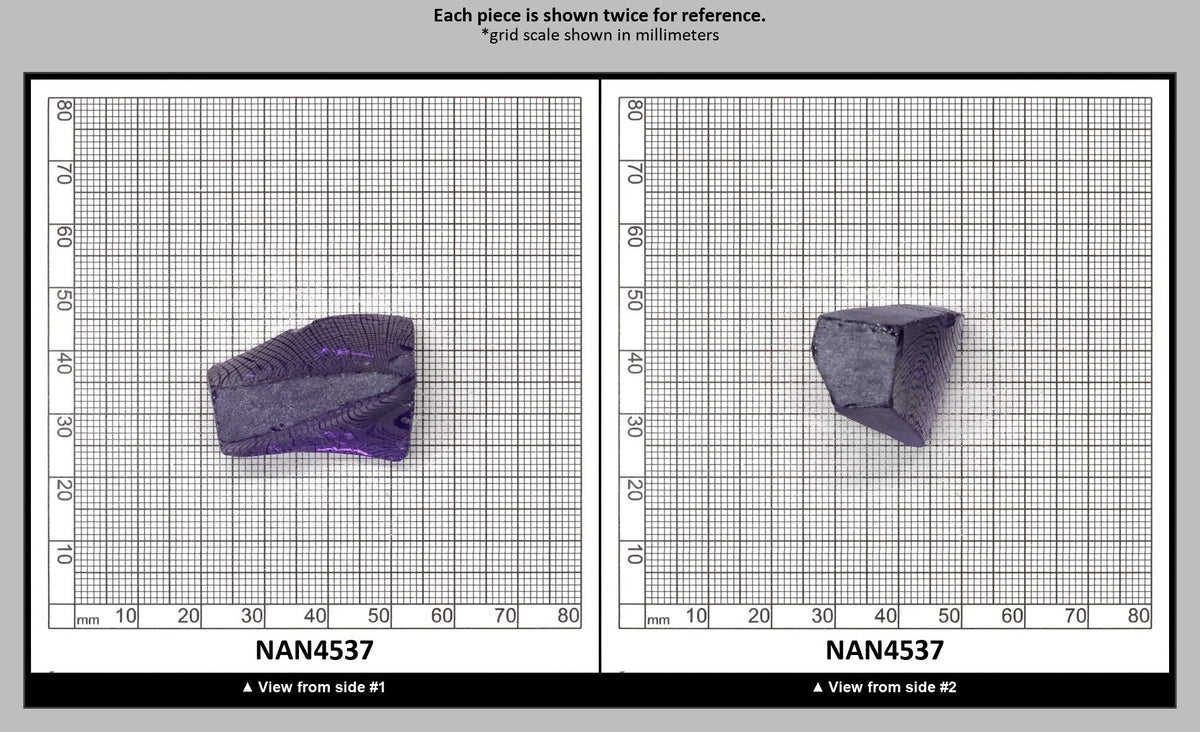 Nanosital Simulated Color Changing Lab Created Faceting Rough for Gem Cutting - #E-114 - Various Sizes : NAN4537