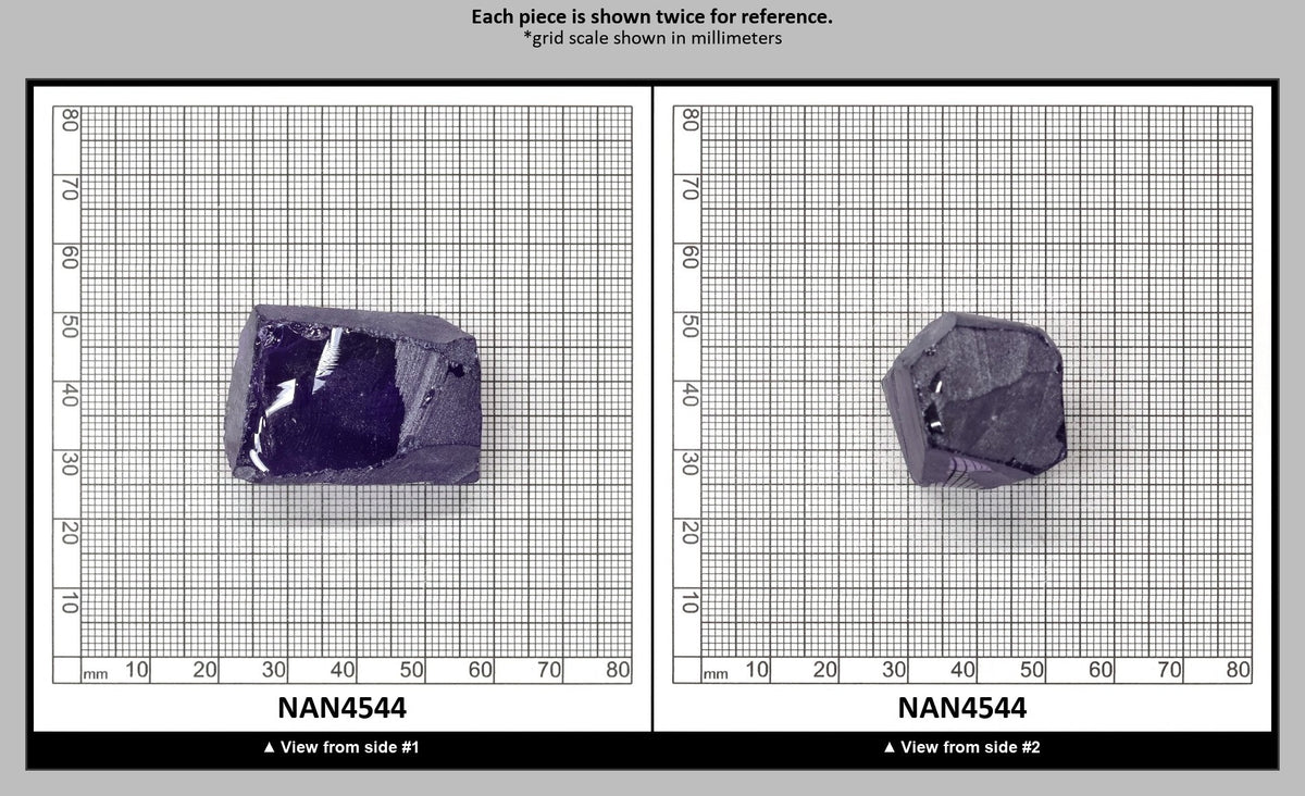 Nanosital Simulated Color Changing Lab Created Faceting Rough for Gem Cutting - #E-114 - Various Sizes : NAN4544