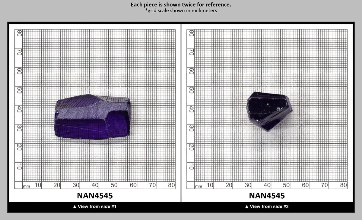 Nanosital Simulated Color Changing Lab Created Faceting Rough for Gem Cutting - #E-114 - Various Sizes : NAN4545
