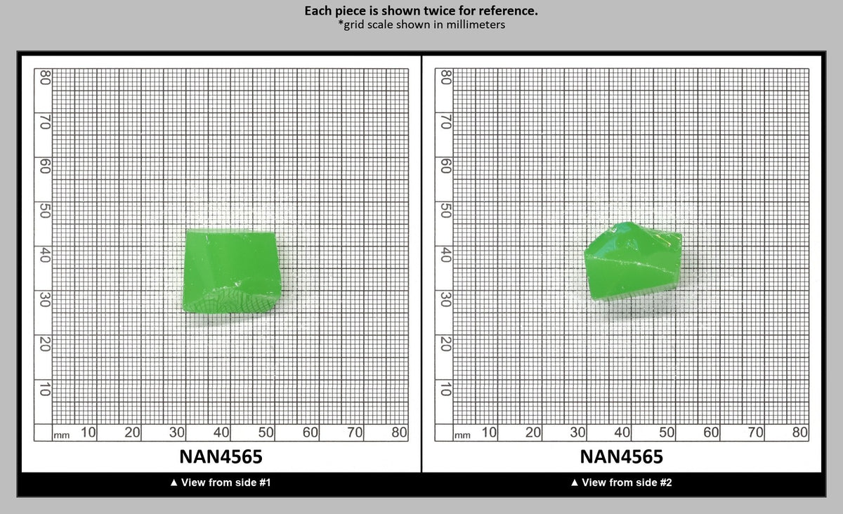 Nanosital Simulated Light Kryptonite Opal Lab Created Faceting Rough for Gem Cutting - #0011/1 - Various Sizes : NAN4565